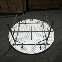 E-44NEW Modernes Design Kunststoff Klappbare Rechteckige Bankett-Tische Outdoor-Essmöbel Tragbare Stapelbare Wohnzimmer-Hotelmöbel