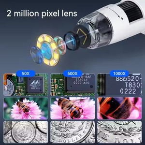 306 1000X 1080P HD Cámara de microscopio <span class=keywords><strong>digital</strong></span> con pantalla IPS de 4,3 pulgadas Microscopio LCD industrial - Product Image 5