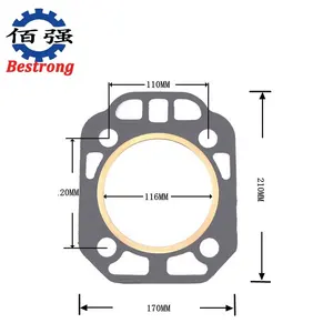 ZS1110 Gasket Kepala Silinder untuk Mesin Diesel