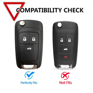 208 301 <span class=keywords><strong>308</strong></span> 3008 508 C3 C6 OLIVER Télécommande en Cuir PU 2 3 4 Boutons Porte-clés Housse de <span class=keywords><strong>Protection</strong></span> - Product Image 2