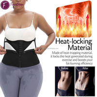 Gaine Amincissante Respirante pour Femme, Corset de Sudation d'Entraînement, Ceinture Ventre Plat, Bande de Sudation Sportive avec Logo