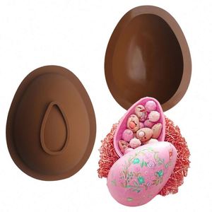 New Arrivals Easter Egg <b>Silicone</b> Chocolate Moulds Mousse Pastry <b>Baking</b> Cake Tools Easter Egg Cake Mold - Product Image 1