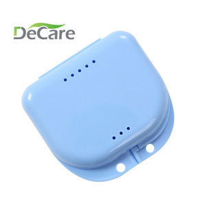 DeCare Denture <b>Case</b> Portable Plastic Storage Box With <b>Retainer</b> For Adult Oral Care - Product Image 5