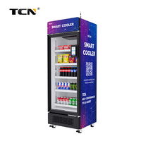 Distributeur automatique de boissons et de collations intelligent TCN AI avec paiement sans contact, reconnaissance visuelle, ouverture frontale, commercial, 510L