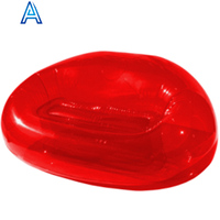 Canapé gonflable double en PVC transparent coloré, fauteuil, chaise longue pour le camping en plein air, meubles pliants portables