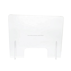 Vente chaude Bureau Cloison Acrylique Séparés Contre Écrans Table À Manger Éternuer Déflecteur <span class=keywords><strong>Présentoir</strong></span> Pour Protection - Product Image 3
