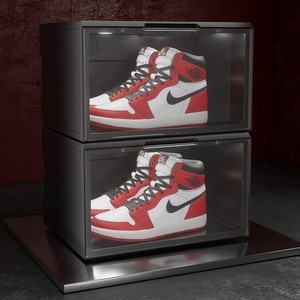 <span class=keywords><strong>Scatola</strong></span> <span class=keywords><strong>per</strong></span> <span class=keywords><strong>Scarpe</strong></span> Intelligente con Illuminazione LED, Apertura Laterale, Controllo Vocale, Trasparente <span class=keywords><strong>per</strong></span> Sneaker - Product Image 5