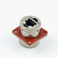 Raccords de connecteur de prise mâle et femelle circulaires Ethernet RJ45 étanches fabriqués en usine TT YW personnalisés