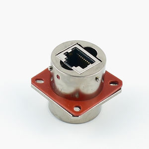 Custom TT YW Factory-made Waterproof <strong>RJ45</strong> Ethernet Circular Male and Female Plug Socket <strong>Connector</strong> Fittings - Product Image 2