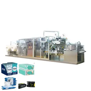 Automatic Single Piece Wet Tissure Alcohol Pad Wipes Wet Making Machine