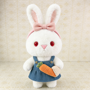 Pabrik Pemasok Mainan Shengye Desain Kustom Boneka Kelinci Lucu Kartun 18cm 20cm Mainan Lembut Boneka Isi untuk Anak-anak Hadiah Dewasa - Product Image 1