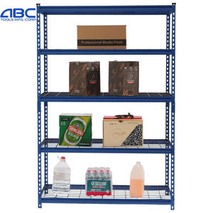 Solution d'étagères de rangement durable à 5 niveaux, étagères en fil métallique, rayonnage d'entrepôt avec système d'étagères en acier - Product Image 4