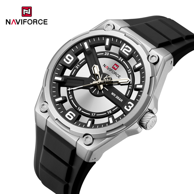 NAVIFORCE 9260 Retro Silicone Watches Herren Uhr Water Resist 3 bar Quartz Watch Manufacturers in China Trade