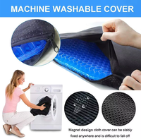 Coussin de siège personnalisable en gel respirant, doux et léger, pour chaise de voiture et bureau, TPE