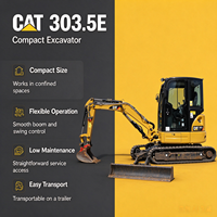 Excavator Bekas Cat 303.5E Crawler 3.5 Ton Harga Terjangkau Tersedia 303 304 305.5 306E 307E Mini Excavator Dijual