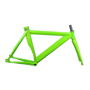 Khung xe đạp thể thao 700C hợp kim nhôm 6061 một tốc độ, khung xe đạp cố định, bộ khung xe đạp hợp kim nguyên bản, khuyến mãi nóng - Product Image 5