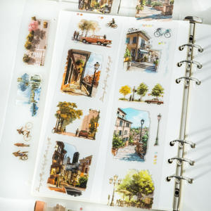 1 rouleau de ruban adhésif Urban Corner Series Original Urban-Theme Material for Handmade Journal Scenery Tape - Product Image 3