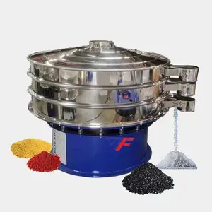 rotary circle vibrating screen automatic sieve/Fine Powder Circular Vibratory Sifter Sieve Machine