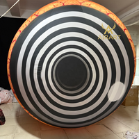 Œil gonflable géant Evil'e pour la publicité, ballon œil gonflable pour la décoration suspendue des bars et discothèques d'Halloween