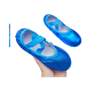 Zapatos <span class=keywords><strong>de</strong></span> baile <span class=keywords><strong>de</strong></span> suela blanda <span class=keywords><strong>de</strong></span> lona para niños, <span class=keywords><strong>zapatillas</strong></span> <span class=keywords><strong>de</strong></span> <span class=keywords><strong>Ballet</strong></span> sin cordón con banda elástica para niñas y mujeres - Product Image 4