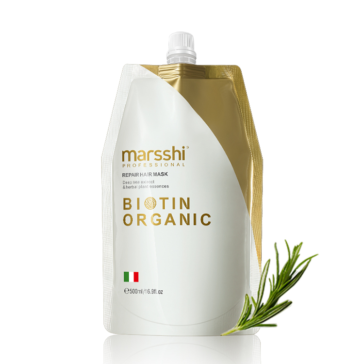 Private Label Natural Biotin Care Frizz Free Anti Hair Loss Magical Steam Repair Curly Hair Regrowth Organic Hair Mask Treatment