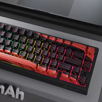 Clavier de jeu sans fil programmable X68PRO RGB rétroéclairé 2,4 GHz avec axe magnétique à effet Hall et moule exclusif