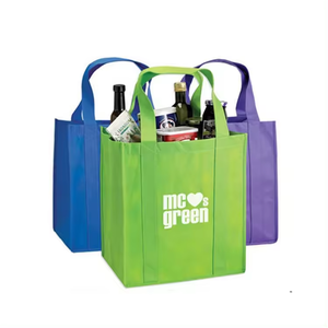 Dặm Bán buôn giá rẻ Tote Túi tùy chỉnh in hàng tạp hóa khuyến mại có thể tái chế vải PP không dệt mua sắm túi xách với logo - Product Image 3