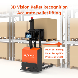 Carretilla elevadora eléctrica Reeman de 1 tonelada, manejo de alcance, Robot móvil autónomo, equipo de manejo de materiales, Robot logístico Agv - Product Image 6