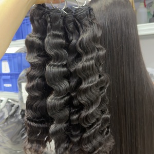 Paquete de Cabello Humano Natural Ondulado Virgen 613, Rizado Indio, Doble Trama a Máquina, Apto para Decoloración - Product Image 4