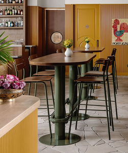 <span class=keywords><strong>Bon</strong></span> choix prix de gros meilleure qualité 2025 Restaurant en plein air hôtel patio salle à manger chaise en bois chaise haute <span class=keywords><strong>tabouret</strong></span> de <span class=keywords><strong>bar</strong></span> - Product Image 4