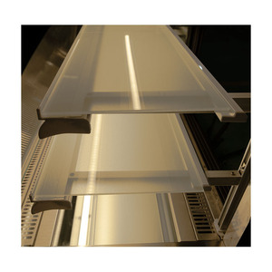 Thương mại thép không gỉ cong kính bánh hiển thị trường hợp-aircooled không có sương giá cho tiệm bánh, khách sạn, quán cà phê - Product Image 5