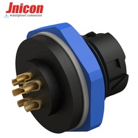 Connecteurs électriques LED étanches Jnicon IP67 connecteur Xlr d'alimentation 10A/125V prise mâle 2 + 4P et prise pour éclairage extérieur