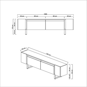 <span class=keywords><strong>TV</strong></span> di lusso moderno Stand per la casa soggiorno mobili <span class=keywords><strong>Tv</strong></span> Cabinet con gamba in <span class=keywords><strong>metallo</strong></span> e pannello di legno armadio di stoccaggio - Product Image 5