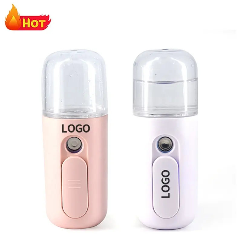 Hot Sale 3 Color Nano Mini Personal Vaporize Spray Cooling Water Portable Facial Steamer