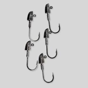 Salzwasser fisch köder mit Bleikopf lehre und Haken für Süßwasserboden-Barsch köder Jig Head Lure Kits enthalten - Product Image 3