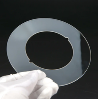 Fenêtre en verre saphir optique personnalisée économique avec revêtement AR AF, transmission lumineuse de 90 %, garantie de 3 ans