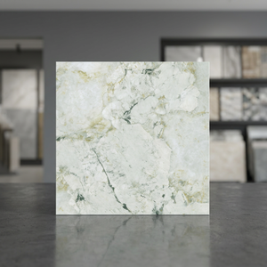 Grey Onyx Marble Look Porcelain <b>Floor</b> Tiles 600x600mm Polished Glossy Ceramic Flooring - Product Image 3
