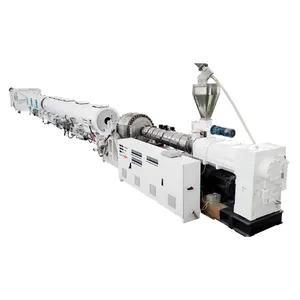 Dua empat output pvc mesin pembuat pipa pvc jalur produksi extruder produsen