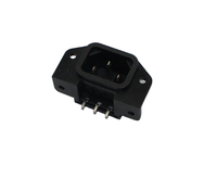 Prise d'alimentation C14 IEC60320, prise d'entrée C13, 10A 250V, montage à vis, connecteur de prise AC 3 broches pour PDU, armoire UPS