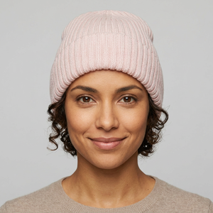 Gorro Unisex de Punto Acanalado de Color Sólido con Estampado por Transferencia Térmica, 100% Acrílico, Cálido para Invierno, Informal, para Exteriores, para Adultos, Talla 58-60 cm - Product Image 3