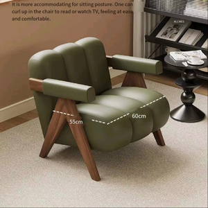 Silla de sofá individual de estilo Vintage XY, nueva silla de ocio para balcón, muebles de interior - Product Image 1