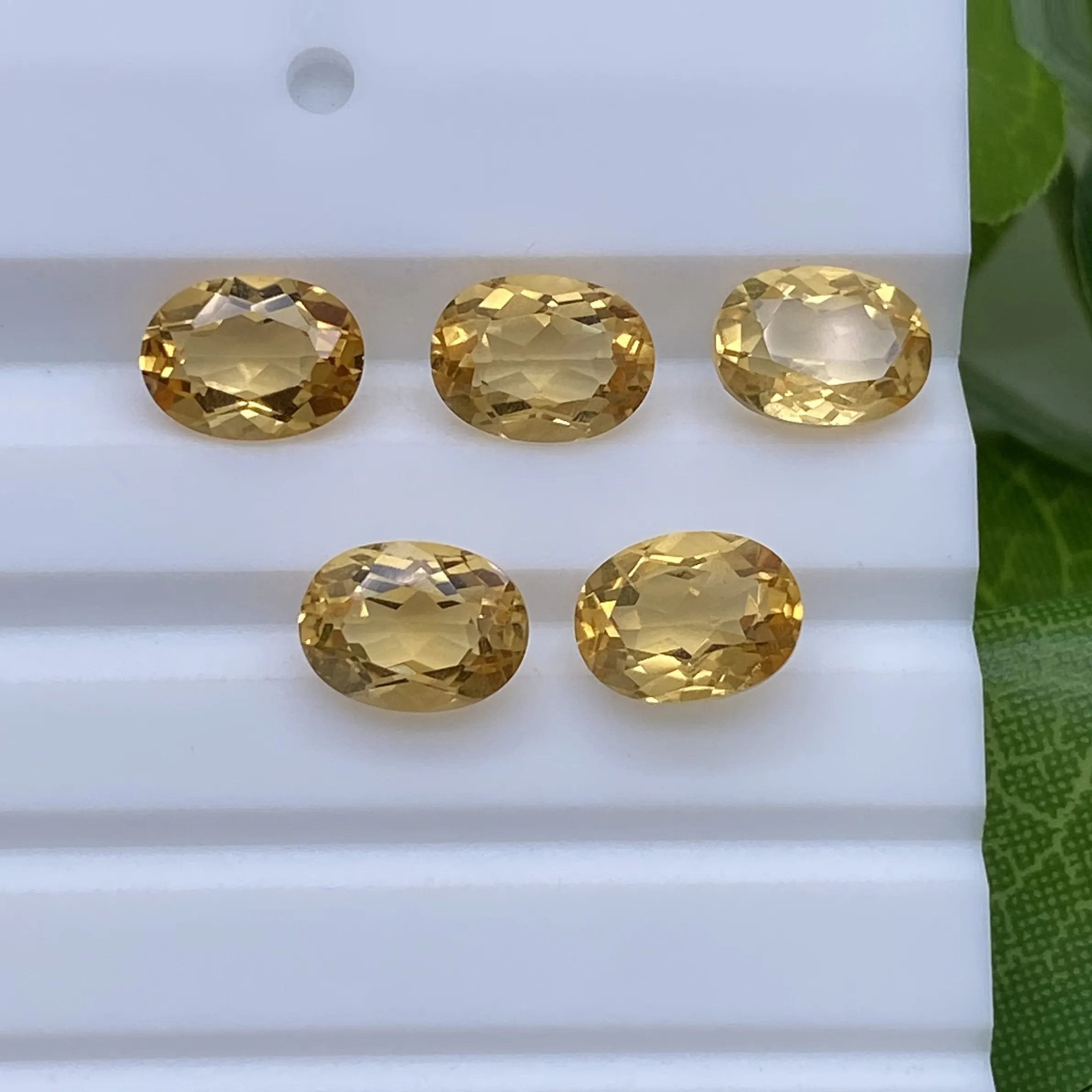 楕円形5x3mm ~ 18x13mmルース宝石クリスタルストーンキューブシトリンサプライヤージュエリー天然シトリン