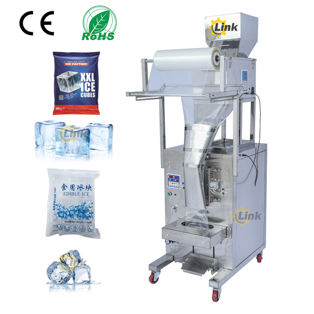 Automatic Ice Cube Packing Machine Stainless Steel Ice Bag Packing Machine 110v 220v Ice Cube Packaging Machine