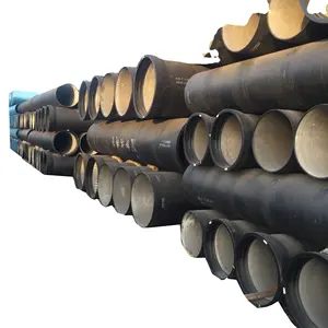 ISO2531 BS EN545 BS EN598 BS4772 Ductile Ferro Fundido Tubos de Corte Redonda Ductile Iron Pipe Lista de Preços para Purificação Afflictio DIN