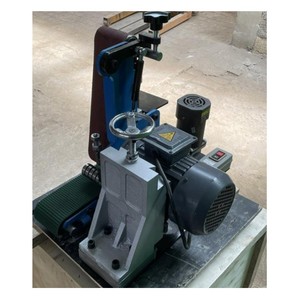 Pequeña mini máquina pulidora robótica automática de metal de acero inoxidable con cinturón de arena de escritorio - Product Image 4