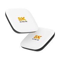 Boîtier IPTV 8K de haute qualité, WIFI6 puissant, Ethernet 1000M, 2 Go 16 Go, H96 Max M2 Plus Android Rk3528 PROMAX, télécommande vocale BT, prise en charge OEM