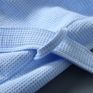 Basso Moq personalizzato ricamo logo Hotel di lusso in <span class=keywords><strong>cotone</strong></span> Waffle <span class=keywords><strong>accappatoio</strong></span> da <span class=keywords><strong>uomo</strong></span> e da donna per adulti <span class=keywords><strong>accappatoio</strong></span> stile Kimono SPA - Product Image 5
