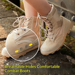 <span class=keywords><strong>Botas</strong></span> de Senderismo Unisex de Caña Alta para Desierto, Calzado de Entrenamiento para Trekking al Aire Libre, Transpirables, Antideslizantes y Duraderas para Camping - Product Image 2