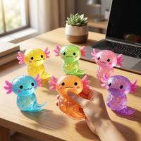 Southpeak Mochi Hand Therapy Squishy Factory Outil de soulagement de l'anxiété pour le soutien du TDAH et de l'autisme, Jouet sensoriel anti-stress Axolotl