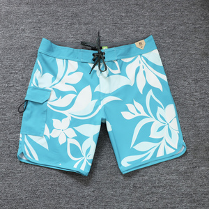 กางเกงขาสั้นชายแบบแห้งเร็ว กันน้ำ พร้อมเชือกผูกเอว สำหรับว่ายน้ำและเล่นเซิร์ฟ - Product Image 3